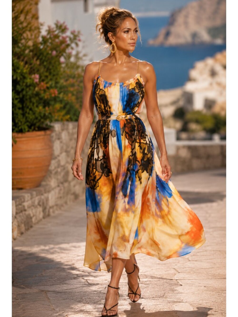 JASON WU Collection RUNWAY Silk Midi Dress Size: S | US 4 NEW